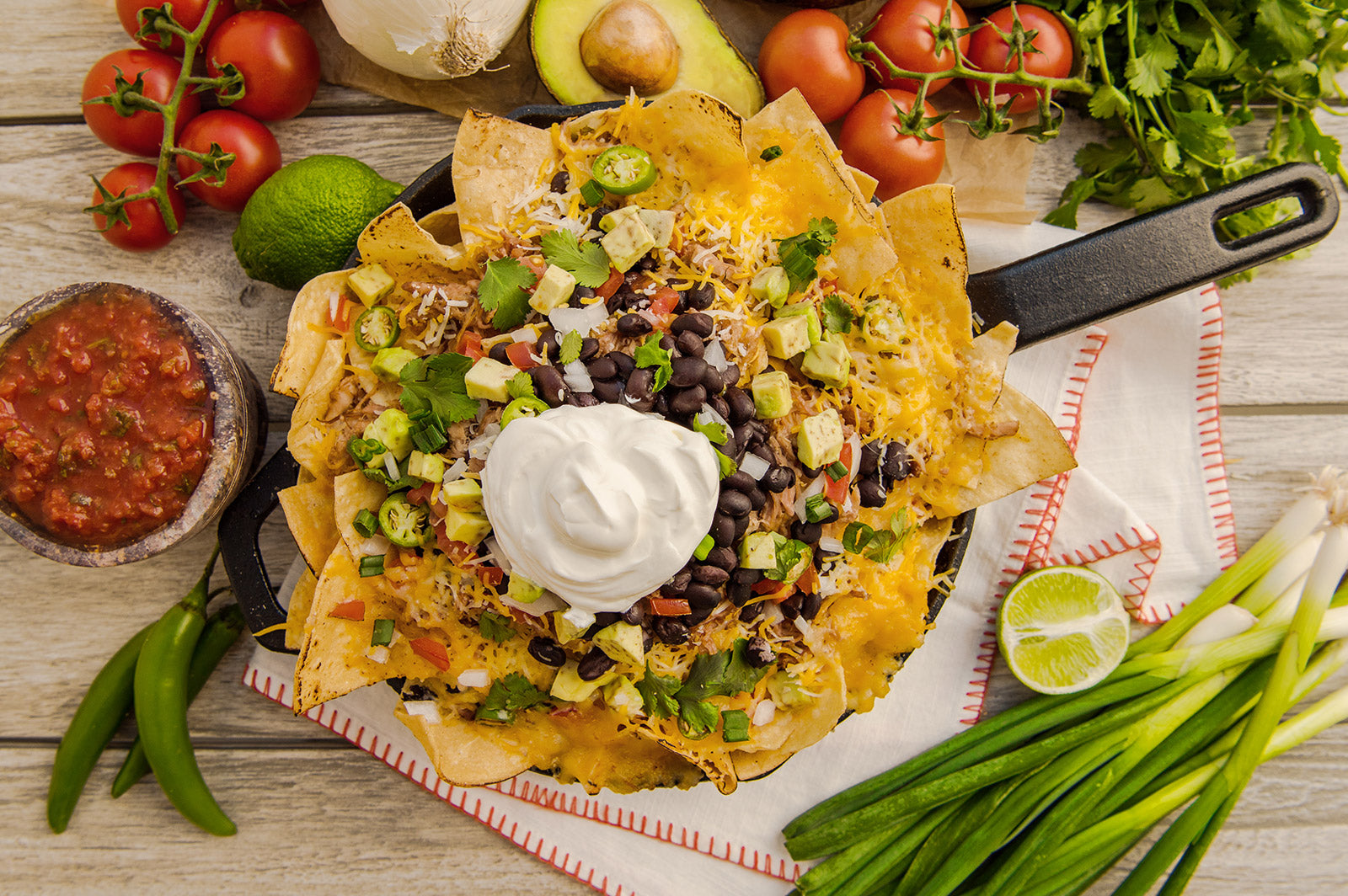 Cast Iron Skillet Nachos - Amee's Savory Dish