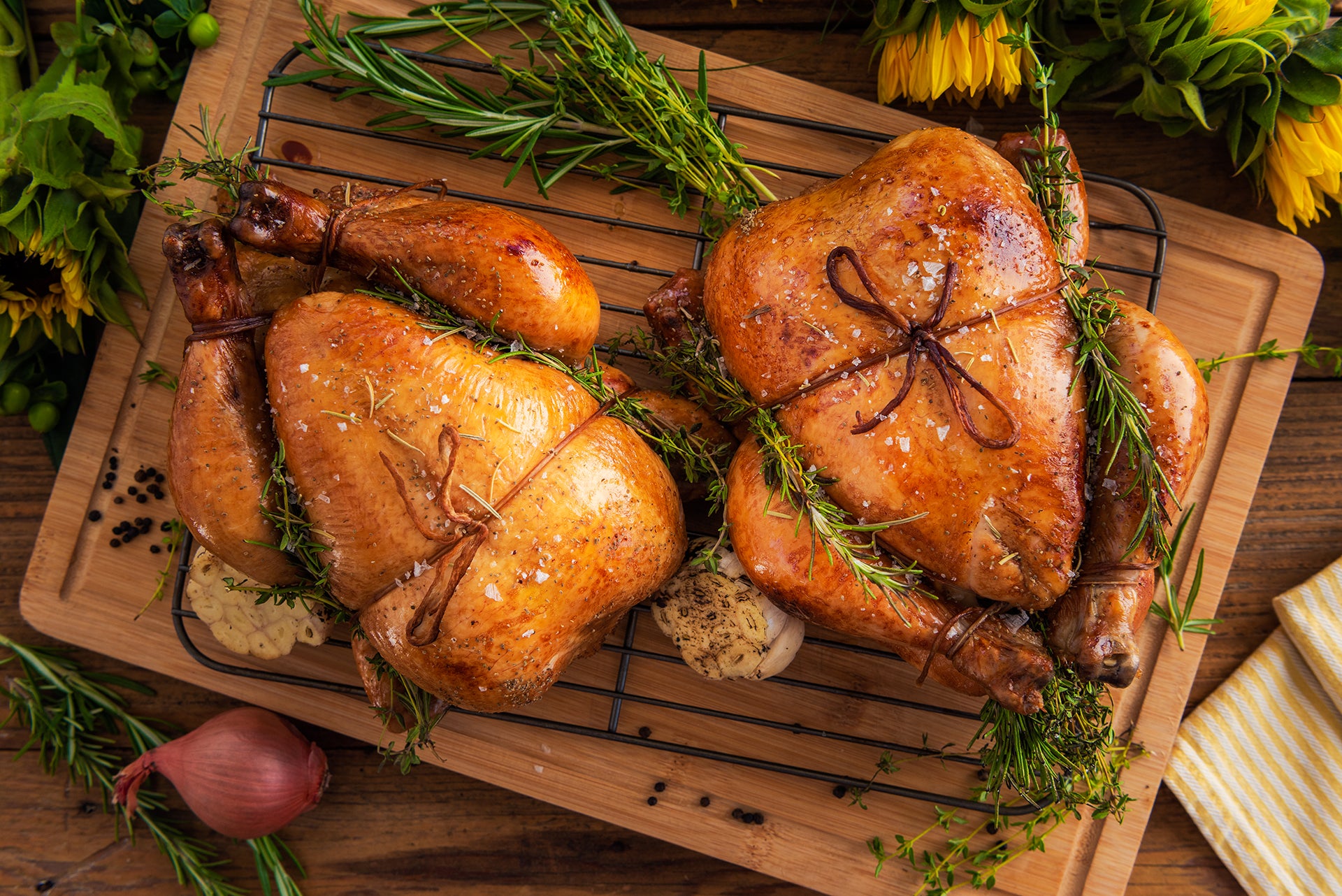 Buttermilk Brined Rotisserie Chicken Recipe