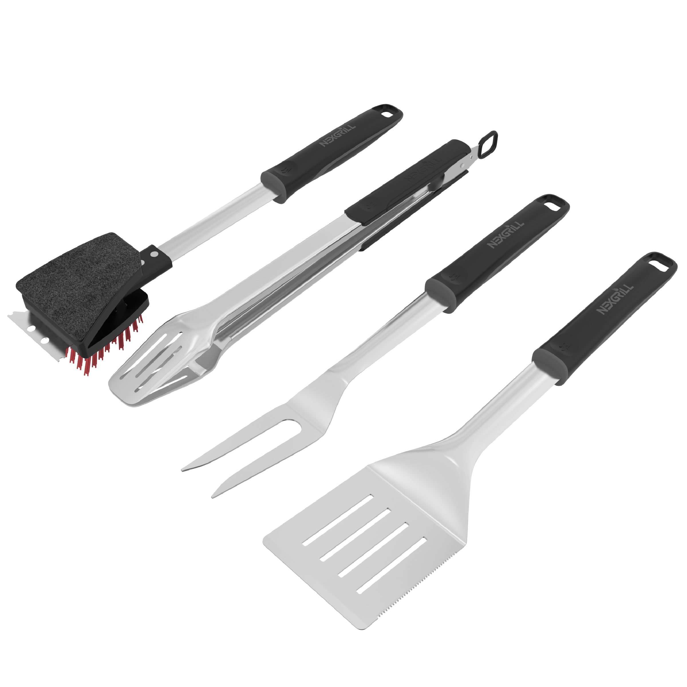4 PC Grill Stainless Steel Tool Set | Nexgrill