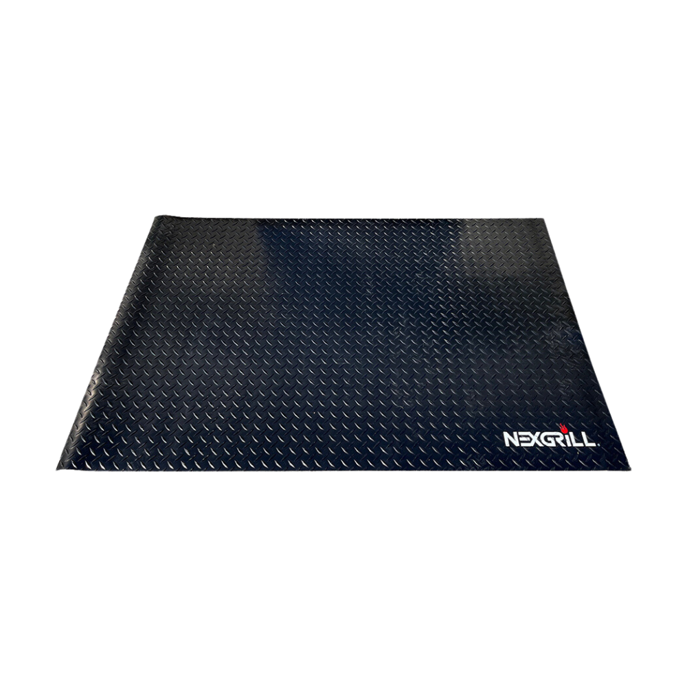 Rubber grill shop mat