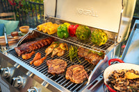 4-Burner Stainless Steel Gas Grill with Side Burner
