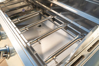 4-Burner Stainless Steel Gas Grill with Side Burner