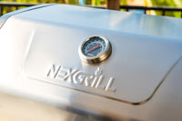 4-Burner Stainless Steel Gas Grill with Side Burner