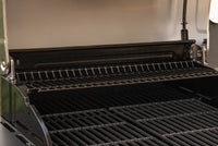 4-Burner Gas Grill in Stainless Steel with Side Burner
