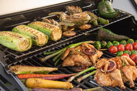 4-Burner Gas Grill in Stainless Steel with Side Burner