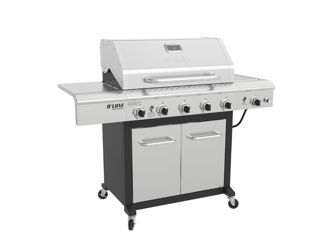 5 Burner Gas Grill with Searing Side Burner Nexgrill