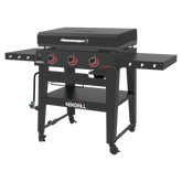 Daytona™ 3-Burner Propane Gas Grill with Griddle Top in Black