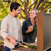 Daytona™ 3-Burner Propane Gas Grill with Griddle Top in Black