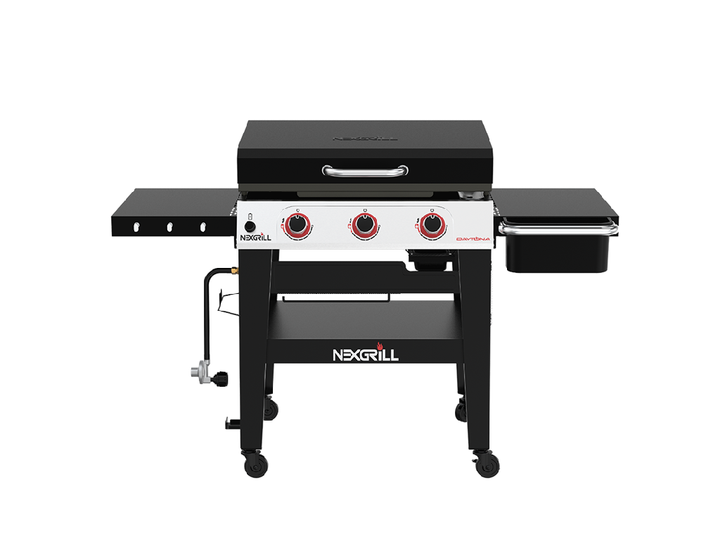 Daytona™ 3-Burner Propane Gas Grill with Griddle Top | Nexgrill