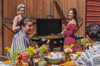 Daytona™ 36" 4-Burner Propane Gas Griddle with Lid in Black