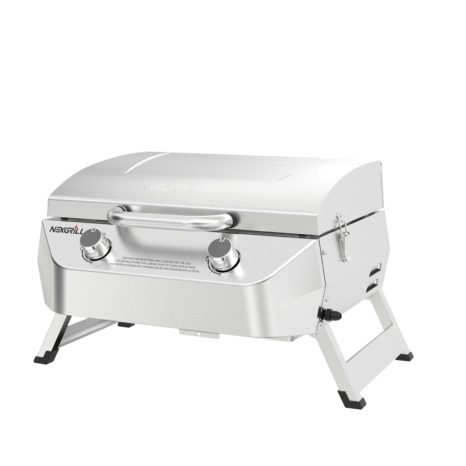 2-Burner Stainless Steel Portable Gas Grill | Nexgrill