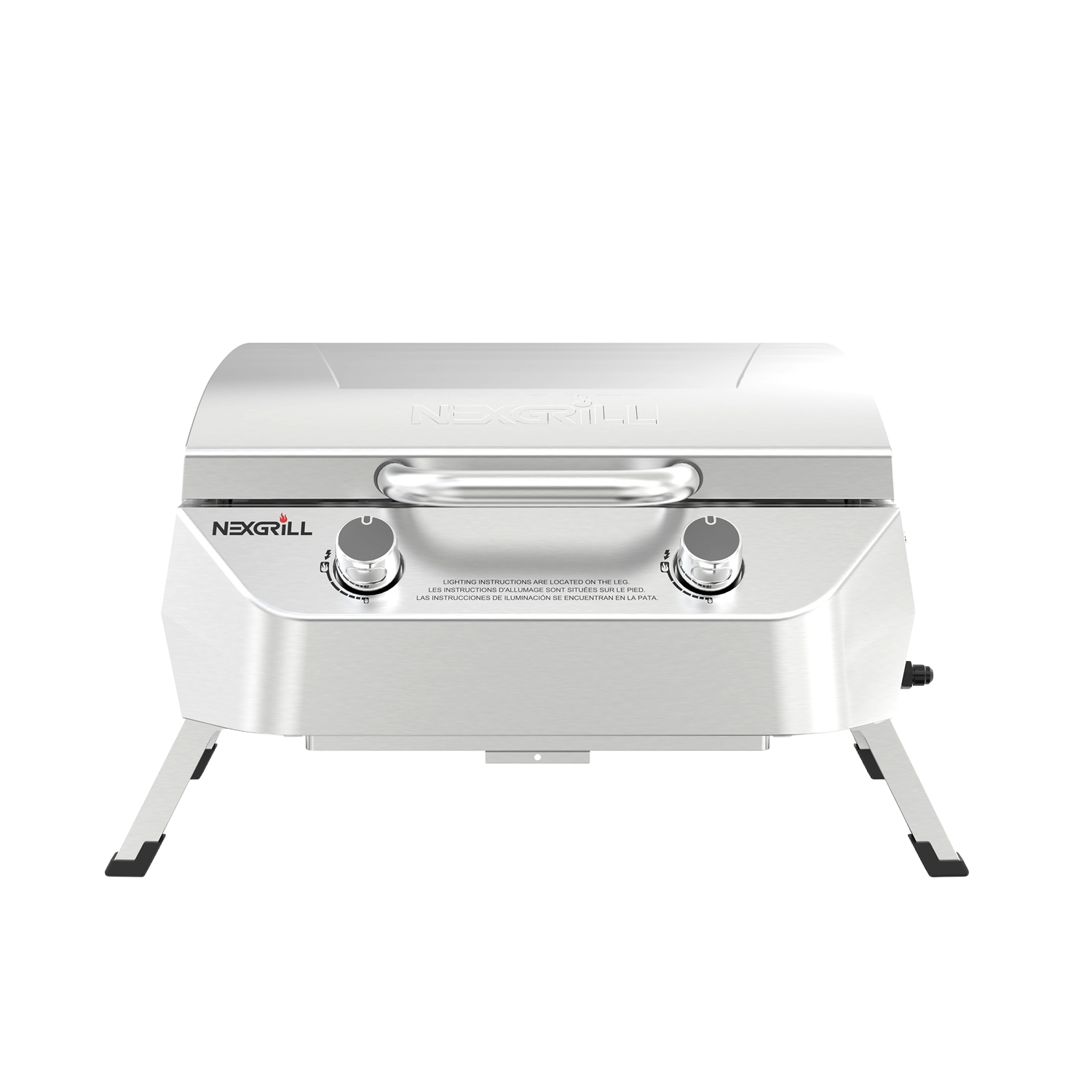 2-Burner Stainless Steel Portable Gas Grill | Nexgrill