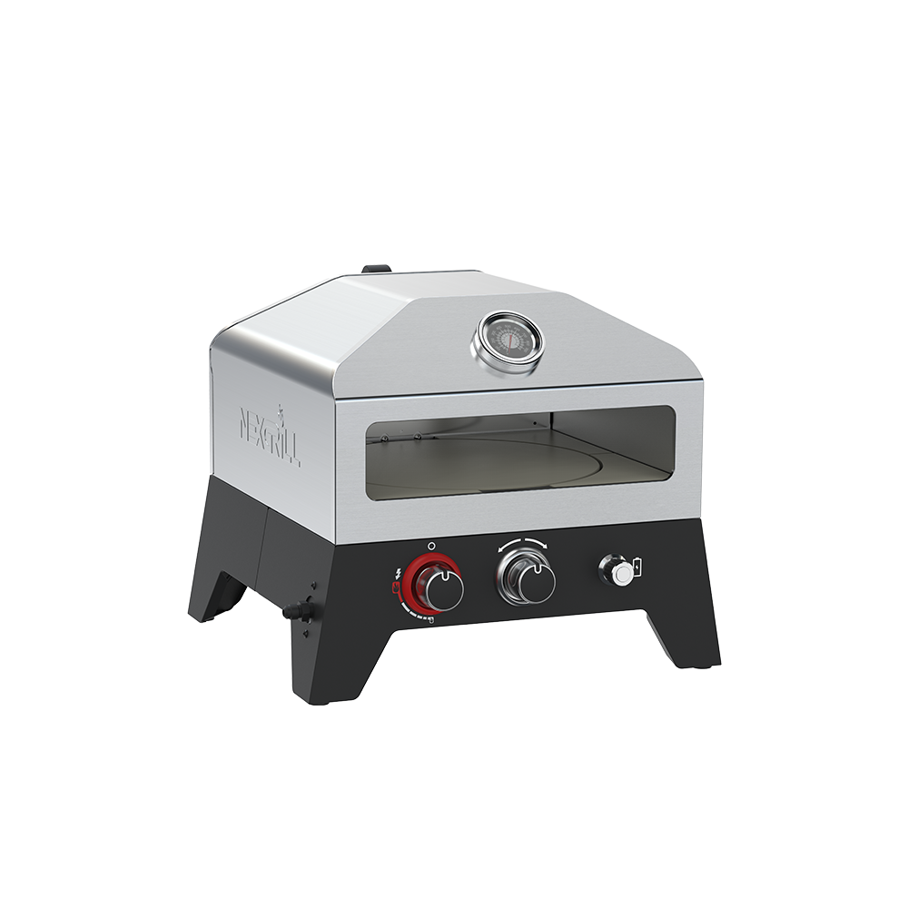 12 in. Tabletop Propane Gas Outdoor Pizza Oven with Pizza Kit and Cover