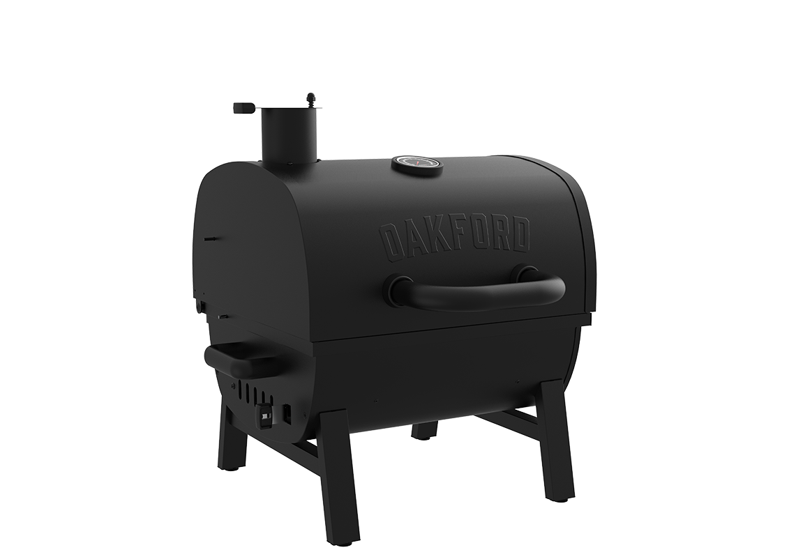 Nexgrill Oakford Outpost 18 Portable Charcoal Tabletop Grill in Black