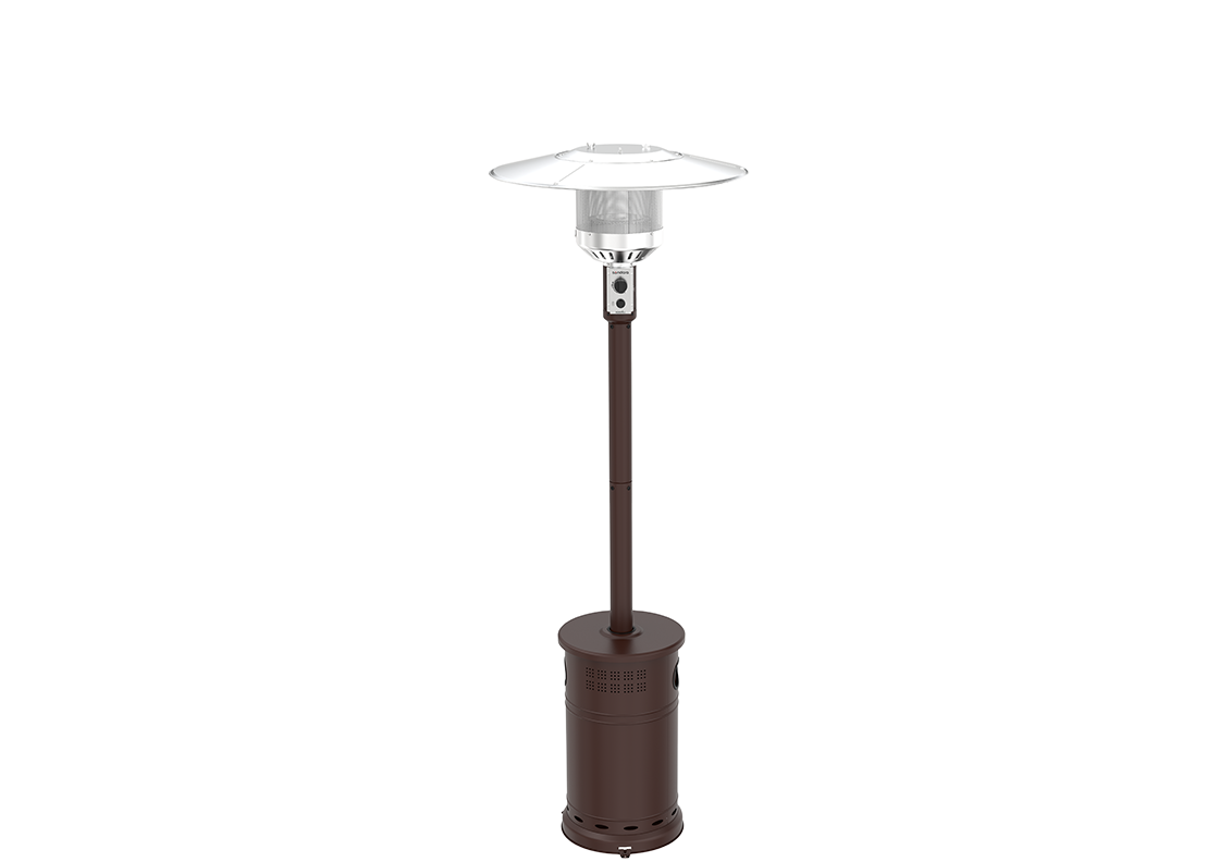 ダズンローズ Sundara 48,000 BTU Bronze Propane Standing Patio Heater | Nexgrill