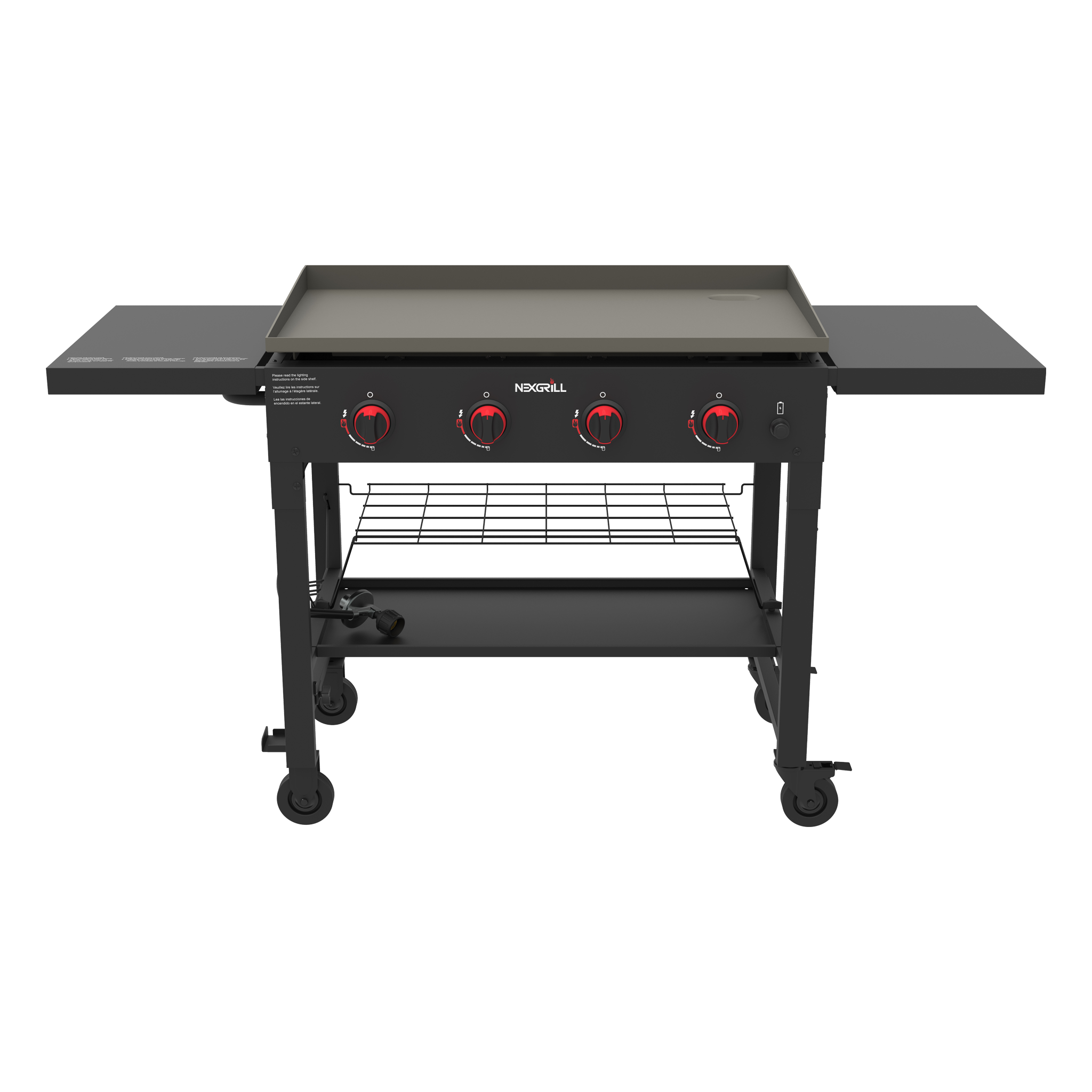 Flat sales propane grill