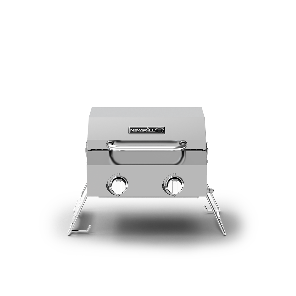 6 Burner Gas BBQ Grill Stainless Steel Barbecue Table Top Grill Outdoor  Cooking