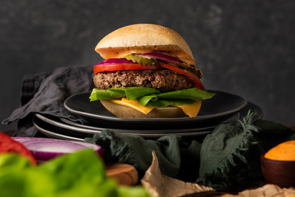 Grilled Bison Burgers