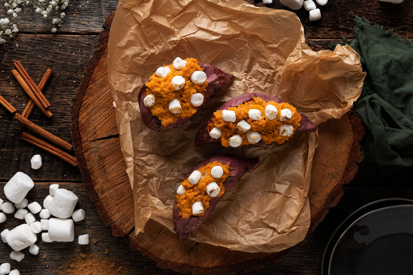 Grilled Stuffed Sweet Potatoes