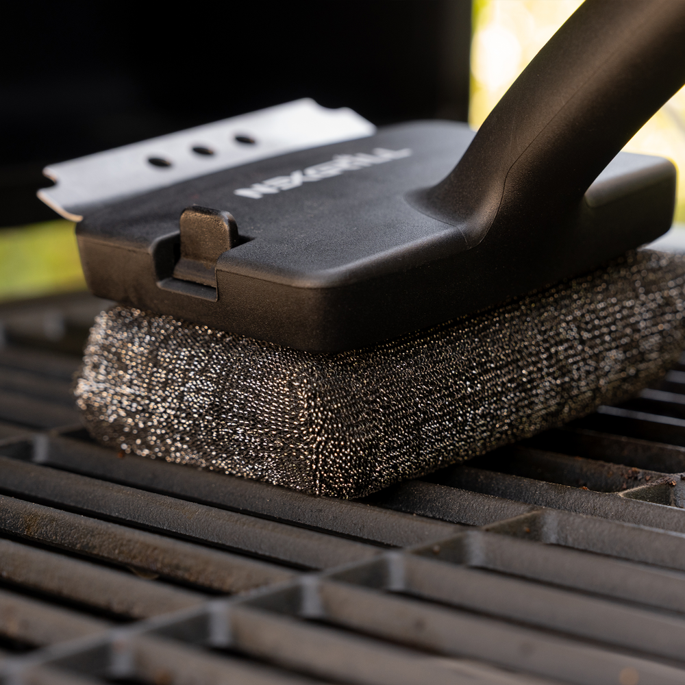 PowerMesh Bristle-Free Stainless Steel Fiber Steam Brush