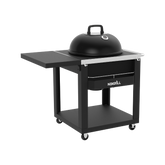 Charcoal Kettle with Cart and Side Table