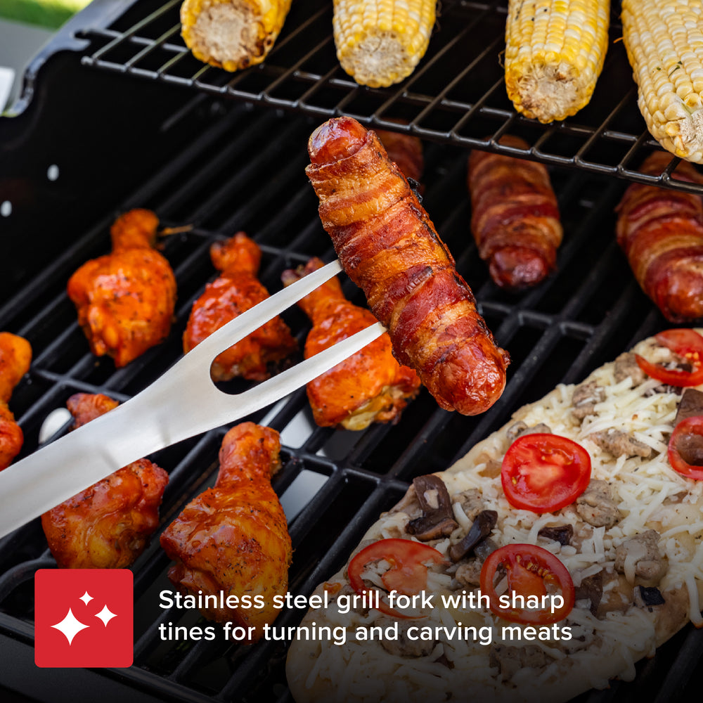 4 PC Grill Stainless Steel Tool Set