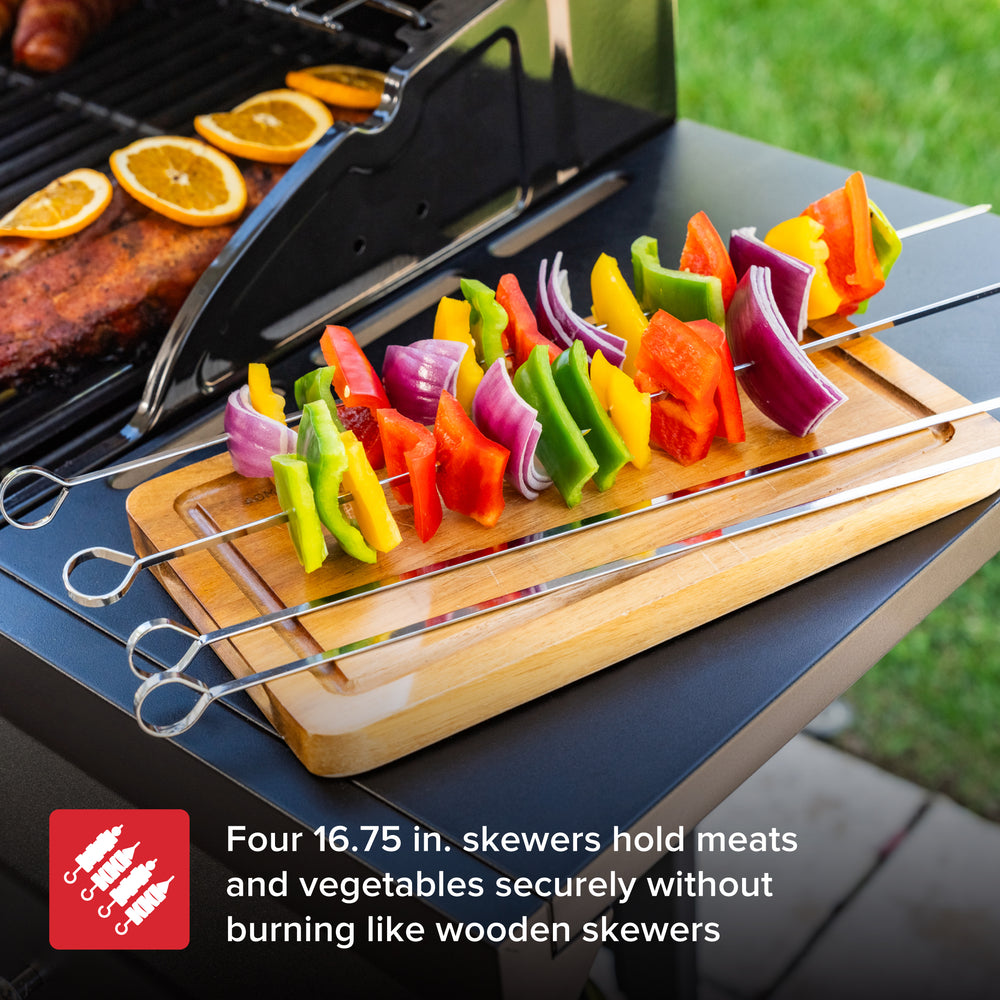 7 PC Grill Stainless Steel Tool Set