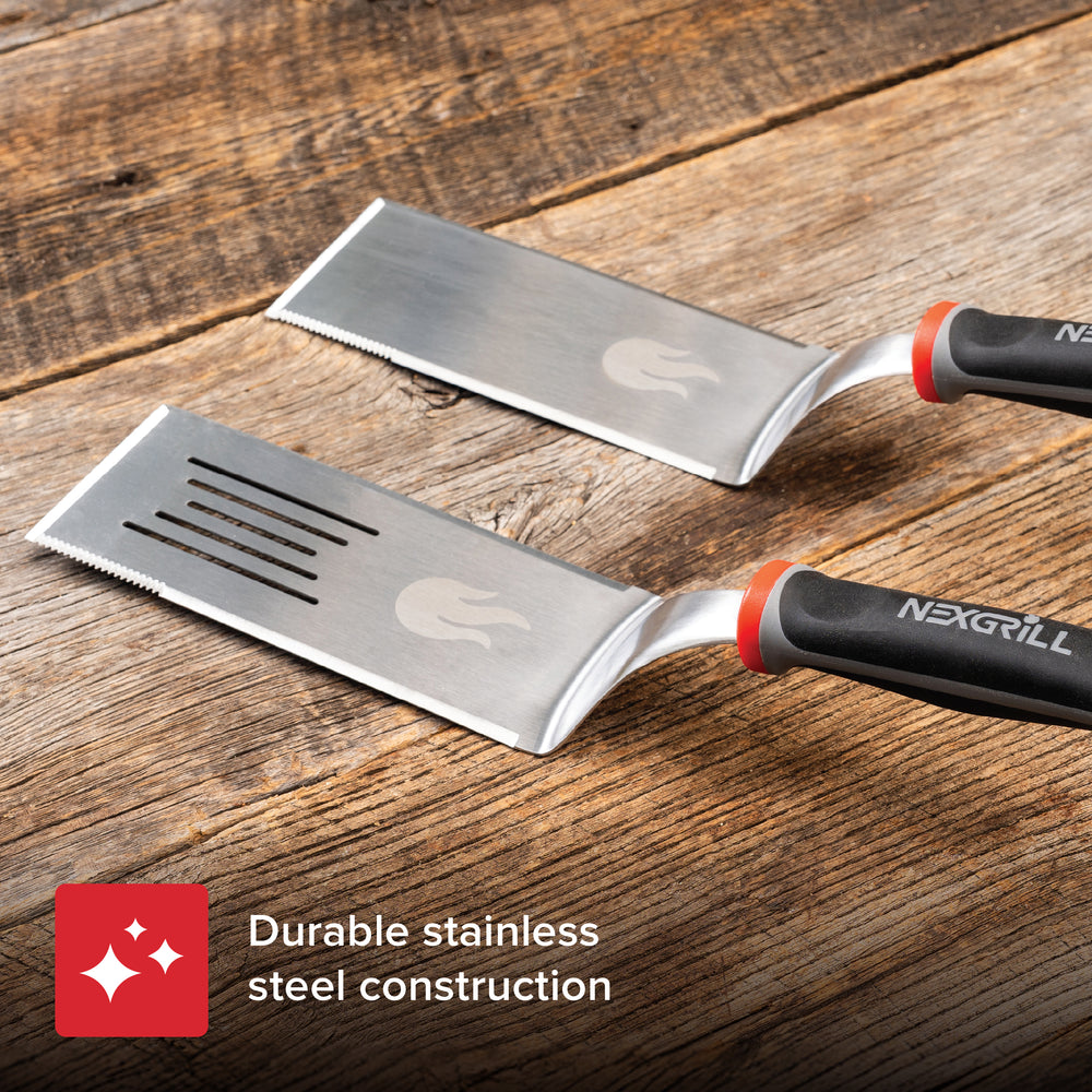 Daytona 2 Pcs Stainless Steel Griddle Spatula