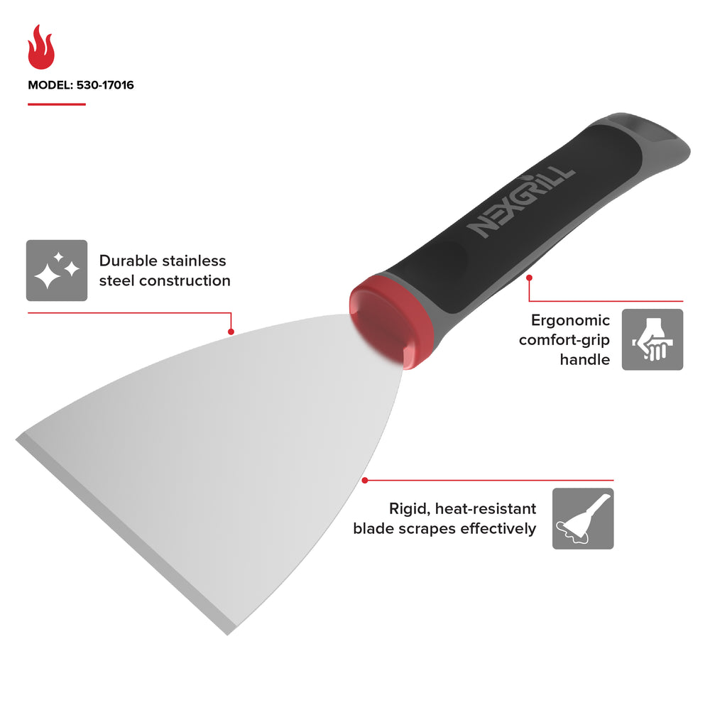 Daytona™ Griddle Scraper With Long Handle