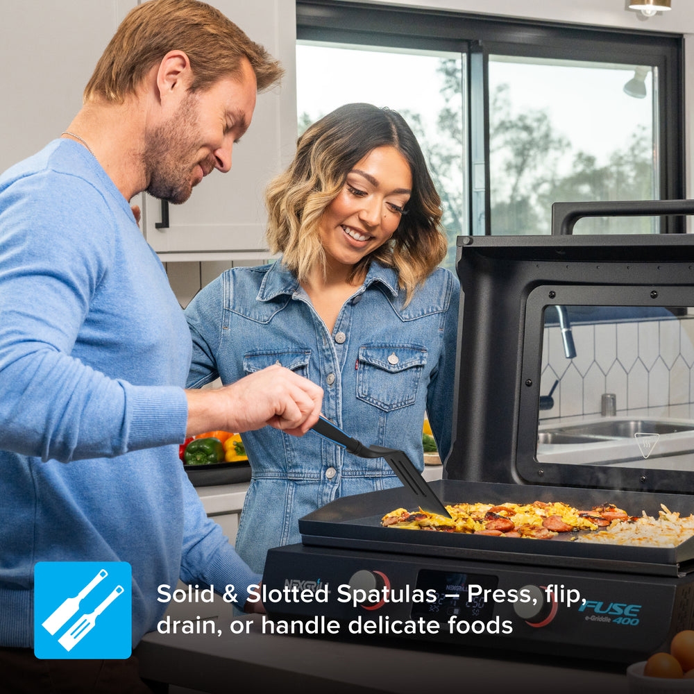 Fuse™ 5-Piece Non-Scratch Black Griddle Starter Set