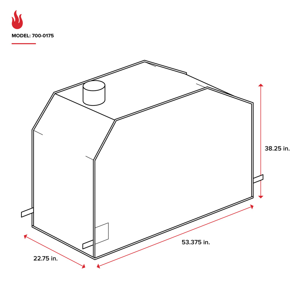 Oakford Charcoal Grill with Offset Smoker Box Cover