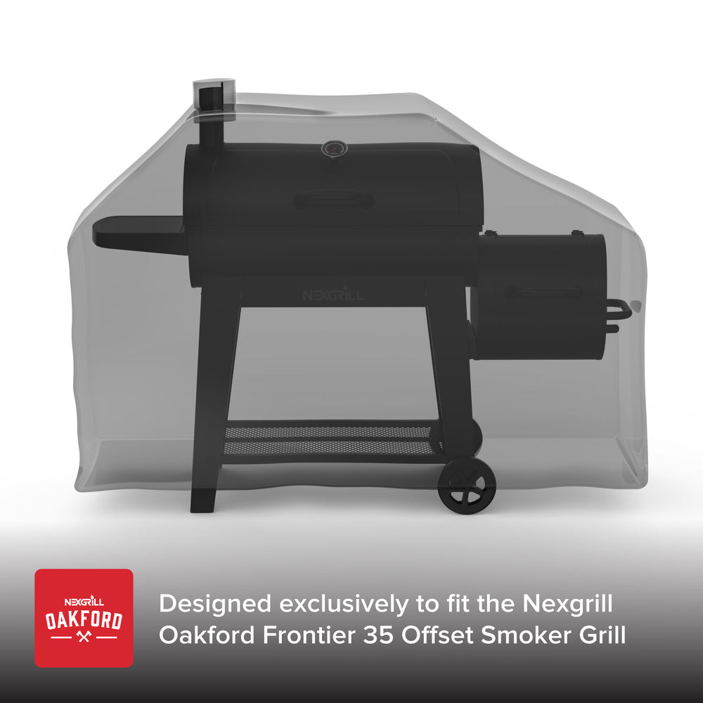 Oakford Charcoal Grill with Offset Smoker Cover