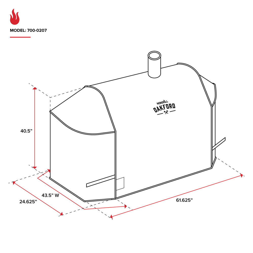 Oakford Multi-Fuel Combo Grill Cover
