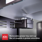 4-Burner Dual Fuel Gas Grill in Black with Side and PowerMax™ Burners