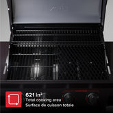 4-Burner Dual Fuel Gas Grill in Black with Side and PowerMax™ Burners