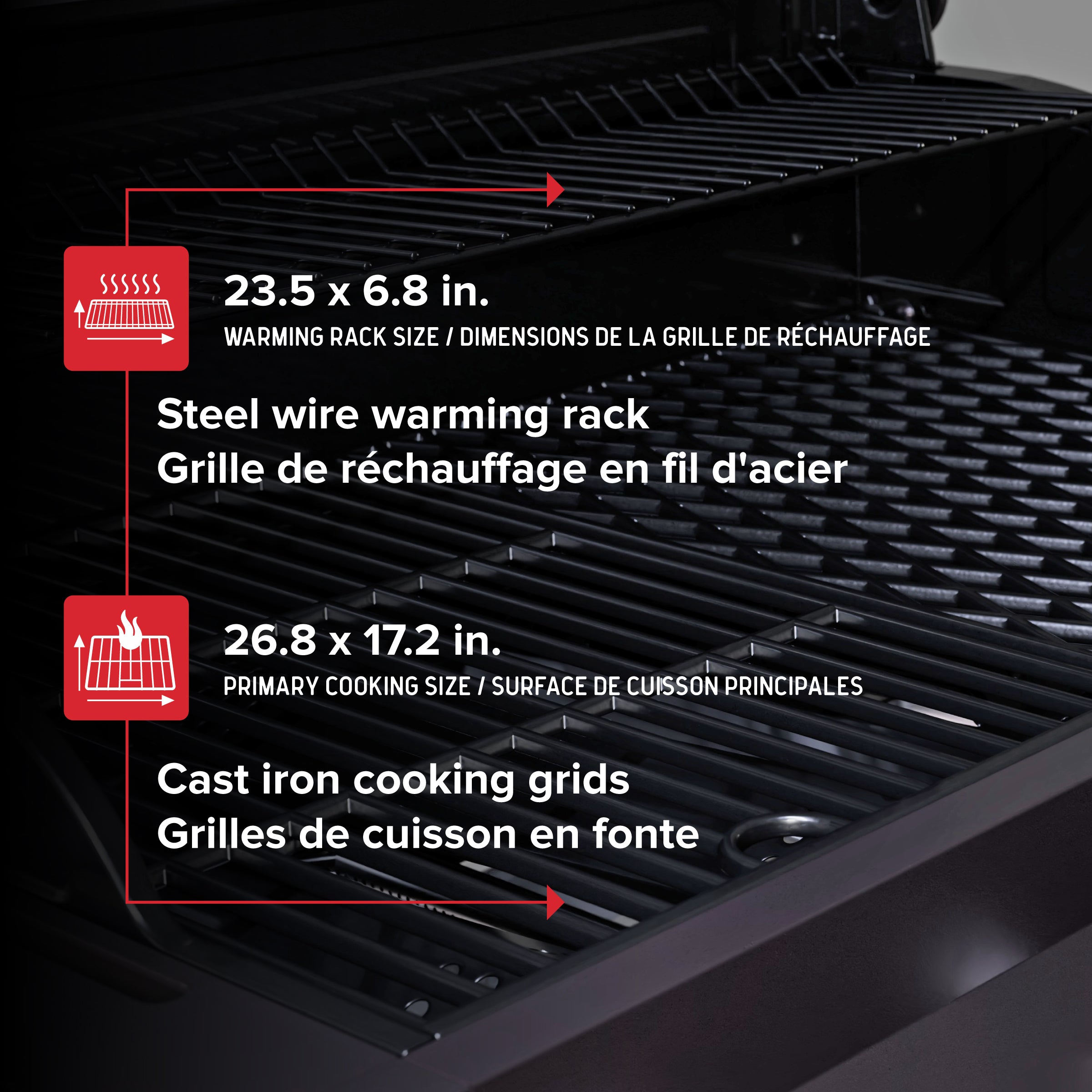 4-Burner Dual Fuel Gas Grill in Black with Side | Nexgrill