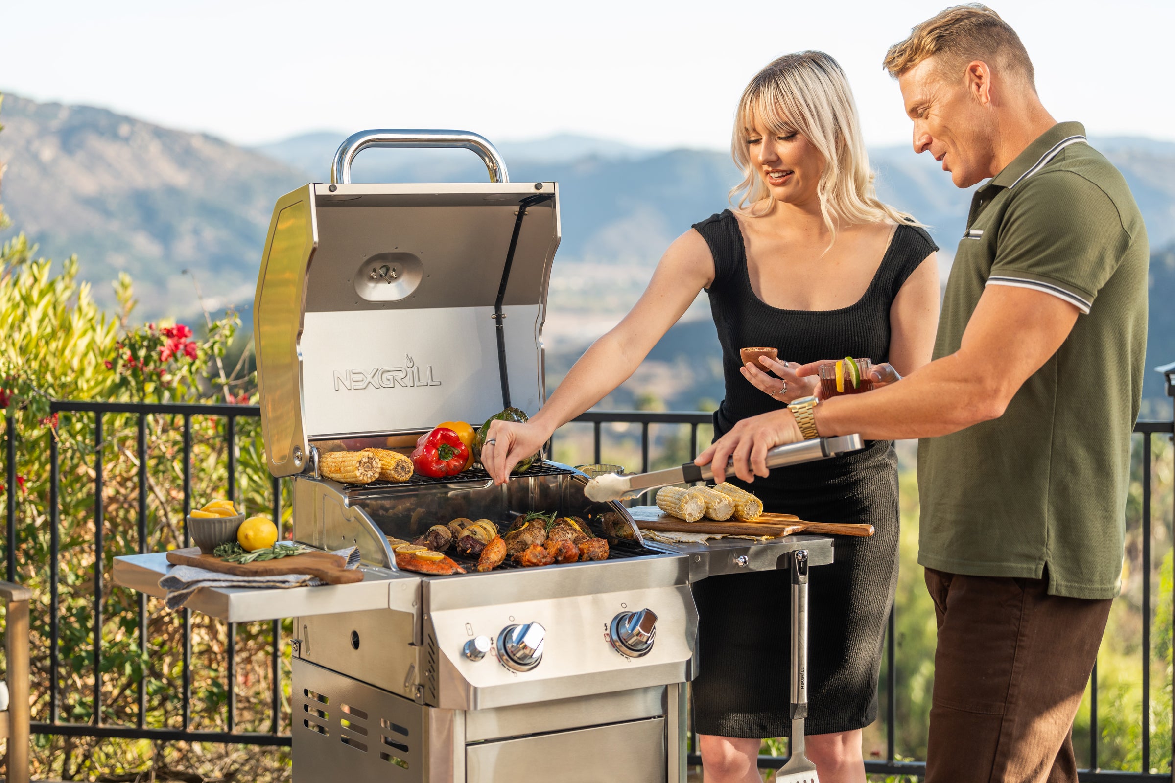 2-Burner Stainless Steel Gas Grill | Nexgrill