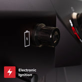 Nexgrill 5 Burner Propane Gas Grill with Side Burner in Black