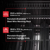 Nexgrill 5 Burner Propane Gas Grill with Side Burner in Black