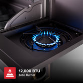 Nexgrill 5 Burner Propane Gas Grill with Side Burner in Black