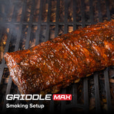 Deluxe 6 Burner Dual Fuel Gas Grill with Searing Side Burner