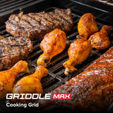 Deluxe 6 Burner Dual Fuel Gas Grill with Searing Side Burner