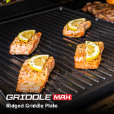 Deluxe 6 Burner Dual Fuel Gas Grill with Searing Side Burner