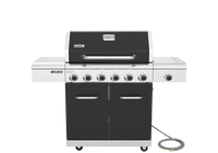 Deluxe 6 Burner Dual Fuel Gas Grill with Searing Side Burner