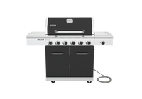 Deluxe 6 Burner Dual Fuel Gas Grill with Searing Side Burner