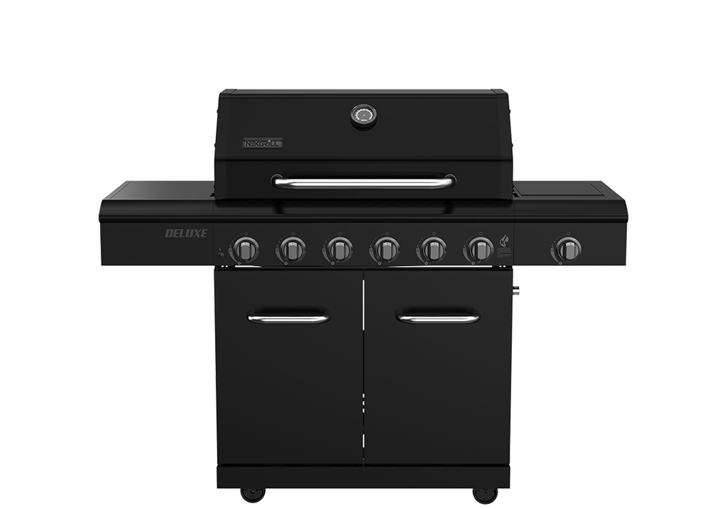 Deluxe 7-Burner Gas Grill with Stainless Steel Side Burner | Nexgrill
