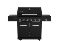 Deluxe 7-Burner Gas Grill with Stainless Steel Side Burner