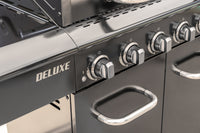 Deluxe 7-Burner Gas Grill with Stainless Steel Side Burner