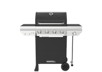 Nexgrill | Black 4-Burner Gas Grill with Side Burner Product Page