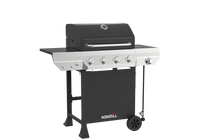 Nexgrill | Black 4-Burner Gas Grill with Side Burner Product Page